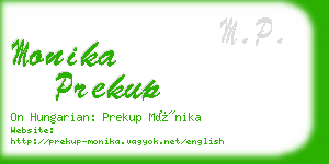 monika prekup business card